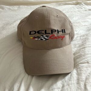 Delphi Racing Tan Adjustable Hat
